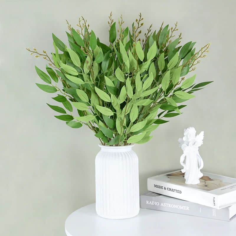 Bouquet de feuilles d'eucalyptus artificielles lifestyle1