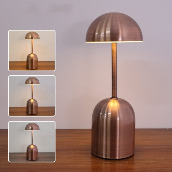 Lampe Champignon Style Nordique Moderne bronze