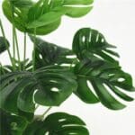 Plante artificielle feuilles de dos de tortue detail 2