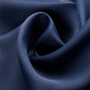 Rideaux bleu profond detail 1
