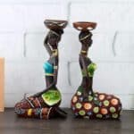 Statuette Africaine Bougeoir lifestyle 3