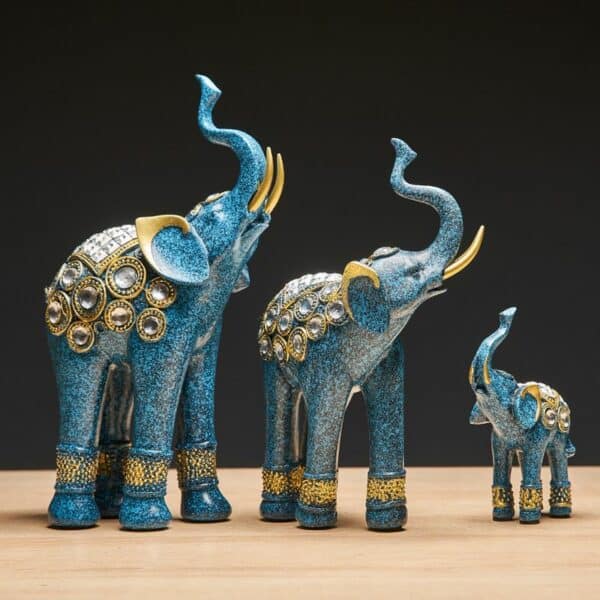 Statuette Éléphants Africains produit