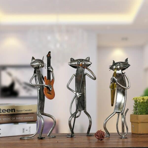 Statuette de Chats Musiciens produit