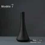 Vase Noir Mat en Céramique 7