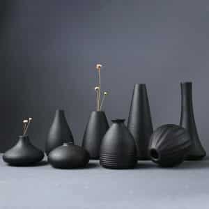 Vase Noir Mat en Céramique produit