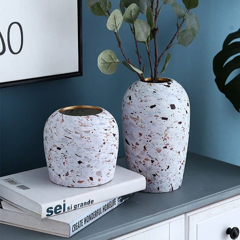 Vase en Céramique Effet Granit lifestyle 2