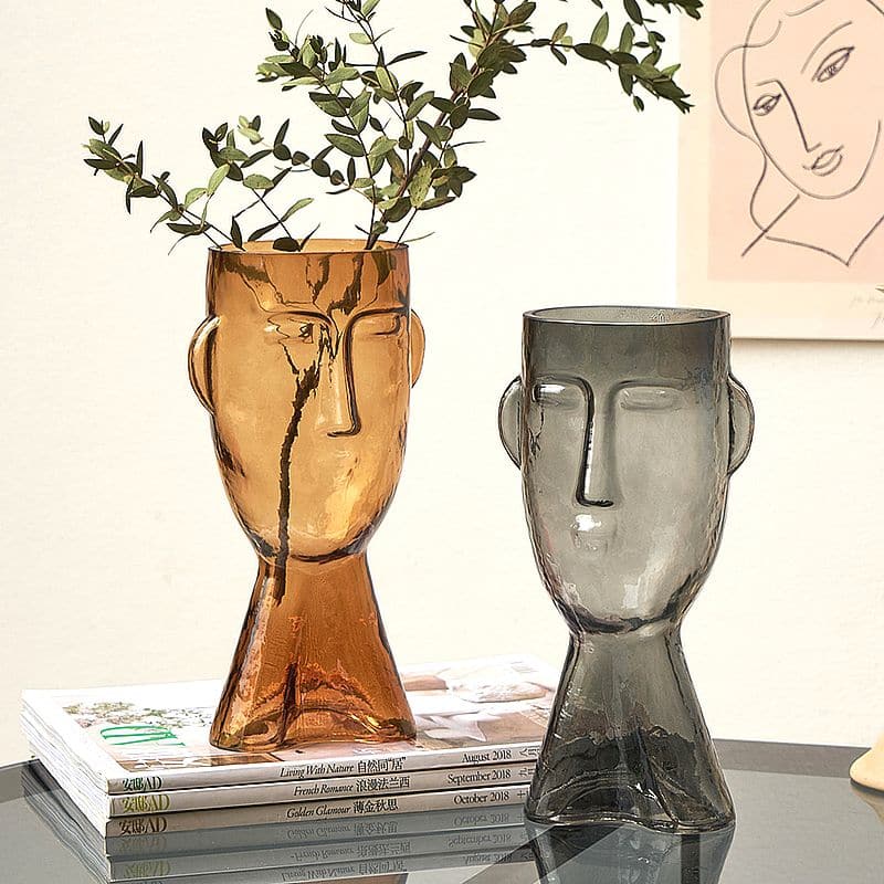 Vase en Verre Visage lifestyle 2