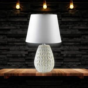 Lampe Design De Table Abat-Jour Beige produit 1
