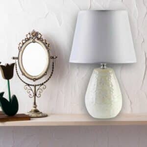 Lampe Design de Table Ceramique Beige lifestyle 2