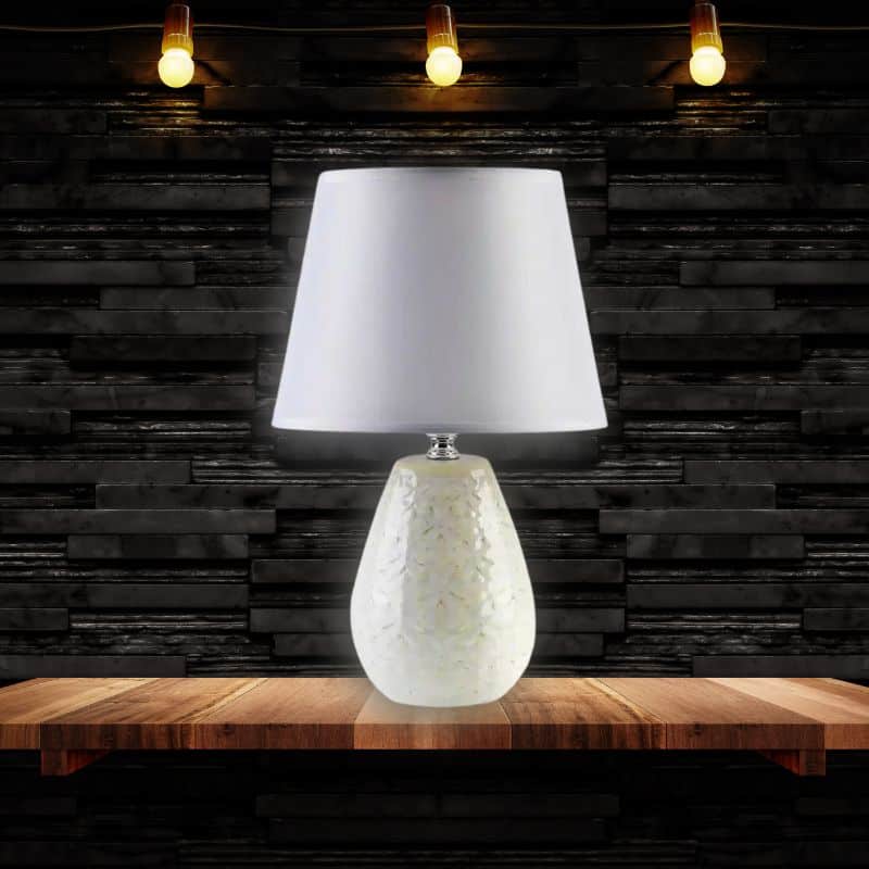 Lampe Design de Table Ceramique Beige produit 1