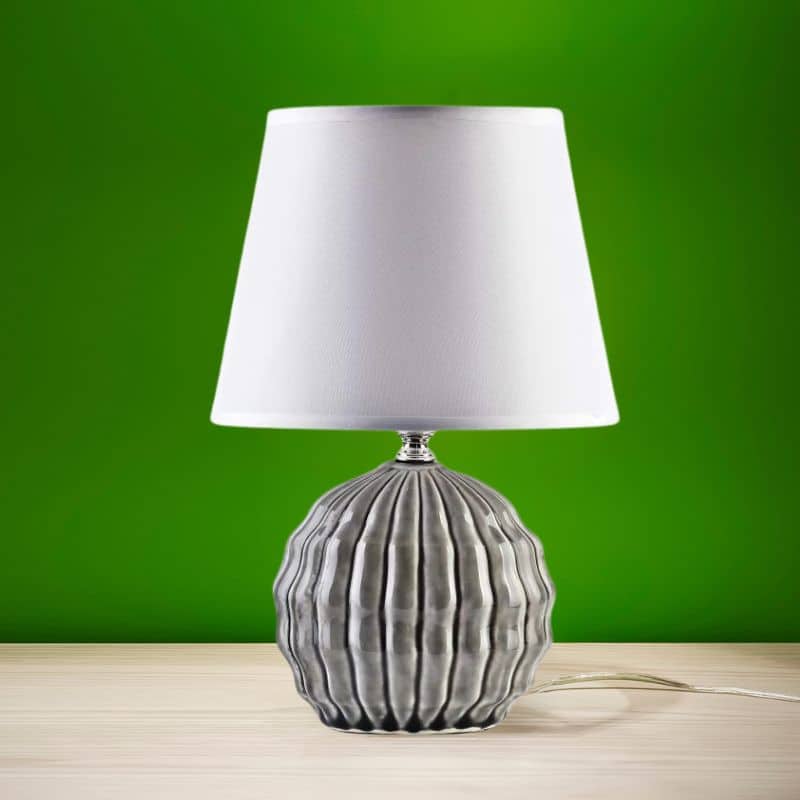 Lampe de Chevet en Céramique à Gaufrage Vertical lifestyle 1
